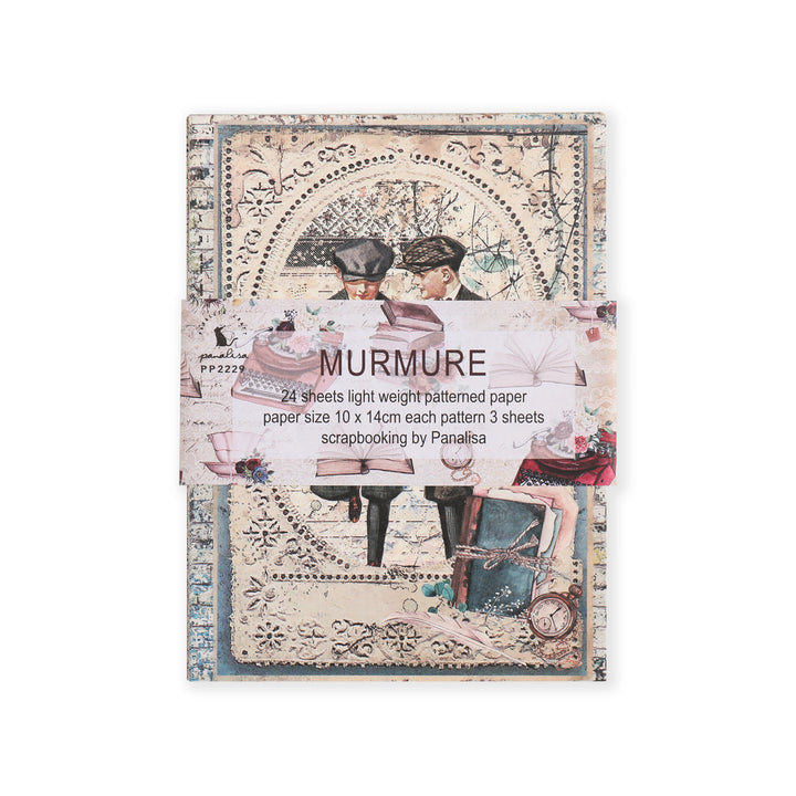 Murmure Scrapbook Paper - 24 Sheets