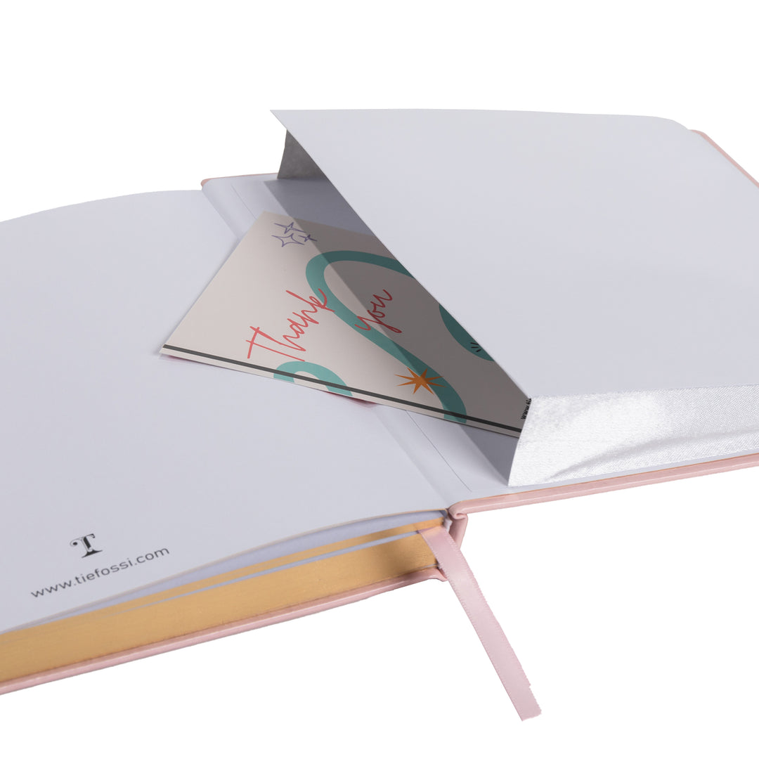 8x8 Square Sakura & Cat Dot Grid Notebook - Pink