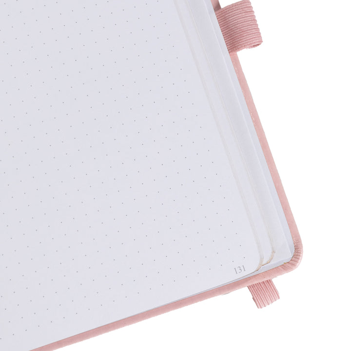 8x8 Square Sakura & Cat Dot Grid Notebook - Pink