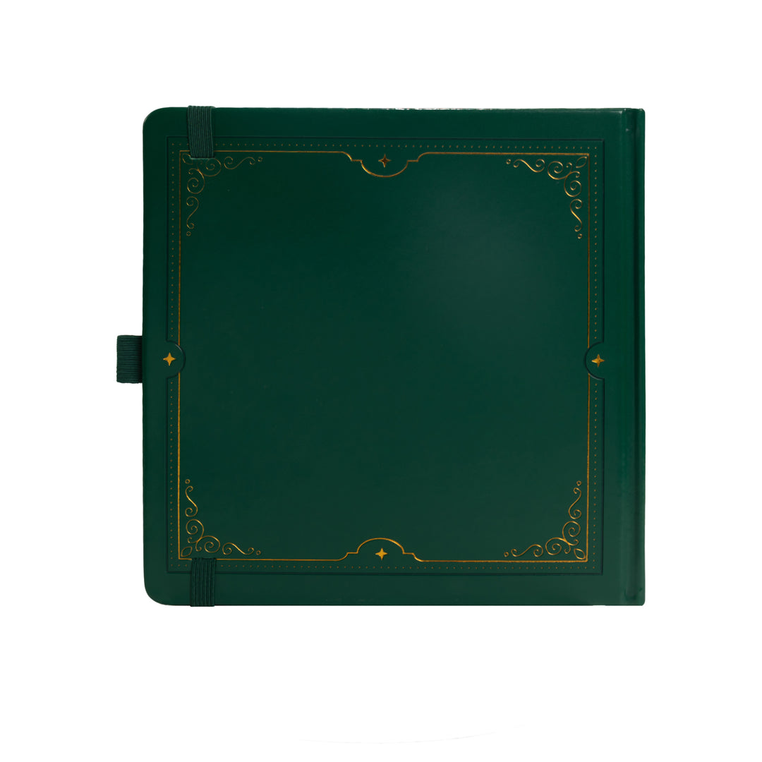 8x8 Square Tree of Life Dot Grid Notebook - Green
