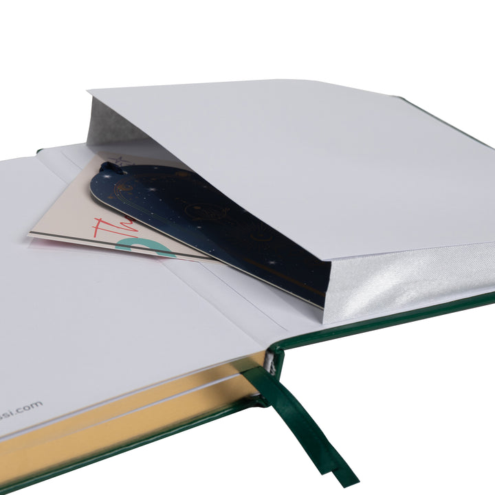 8x8 Square Tree of Life Dot Grid Notebook - Green