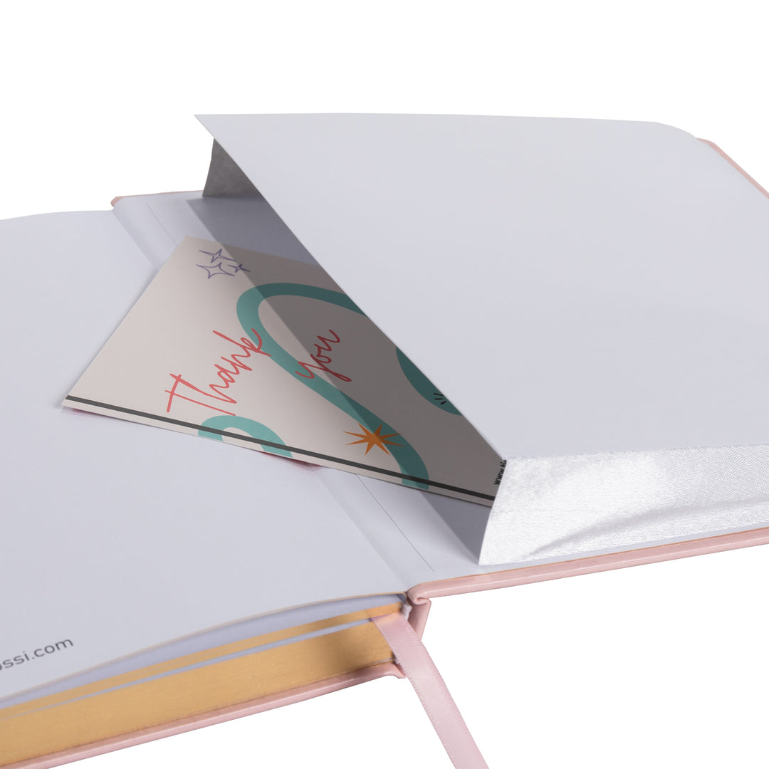 8x8 Square Tree of Life Dot Grid Notebook - Pink