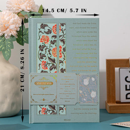 A5 Aesthetics Hardbound Notebook - Lined - Wind Flowers Ⅰ