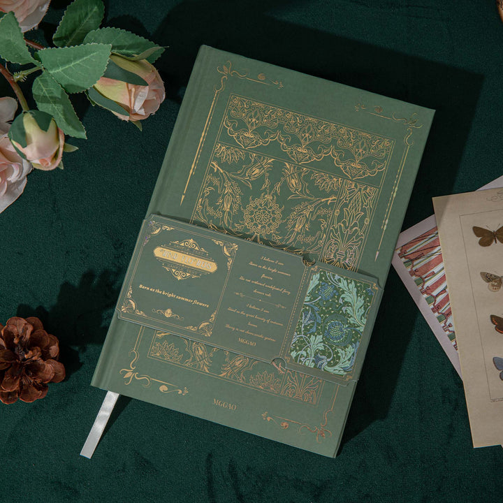 A5 Aesthetics Hardbound Notebook - Lined - Wind Flowers Ⅲ