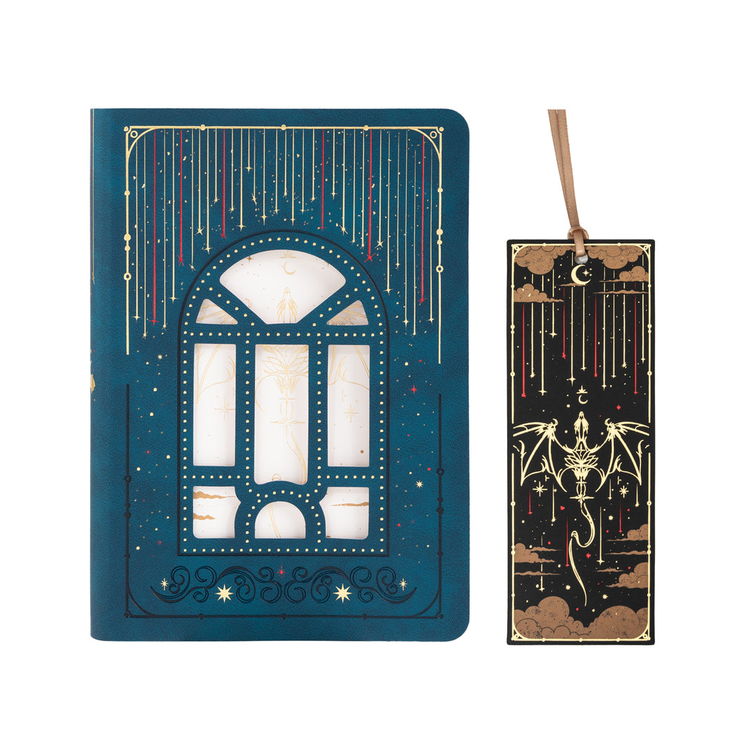 A5 Dragon Notebook - Deep Teal