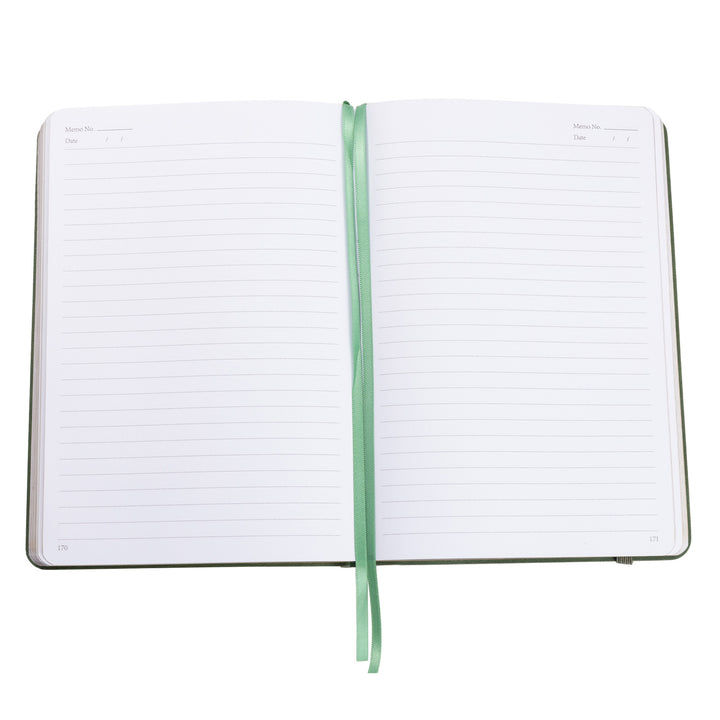 A5 Dragon Notebook - Olive Green