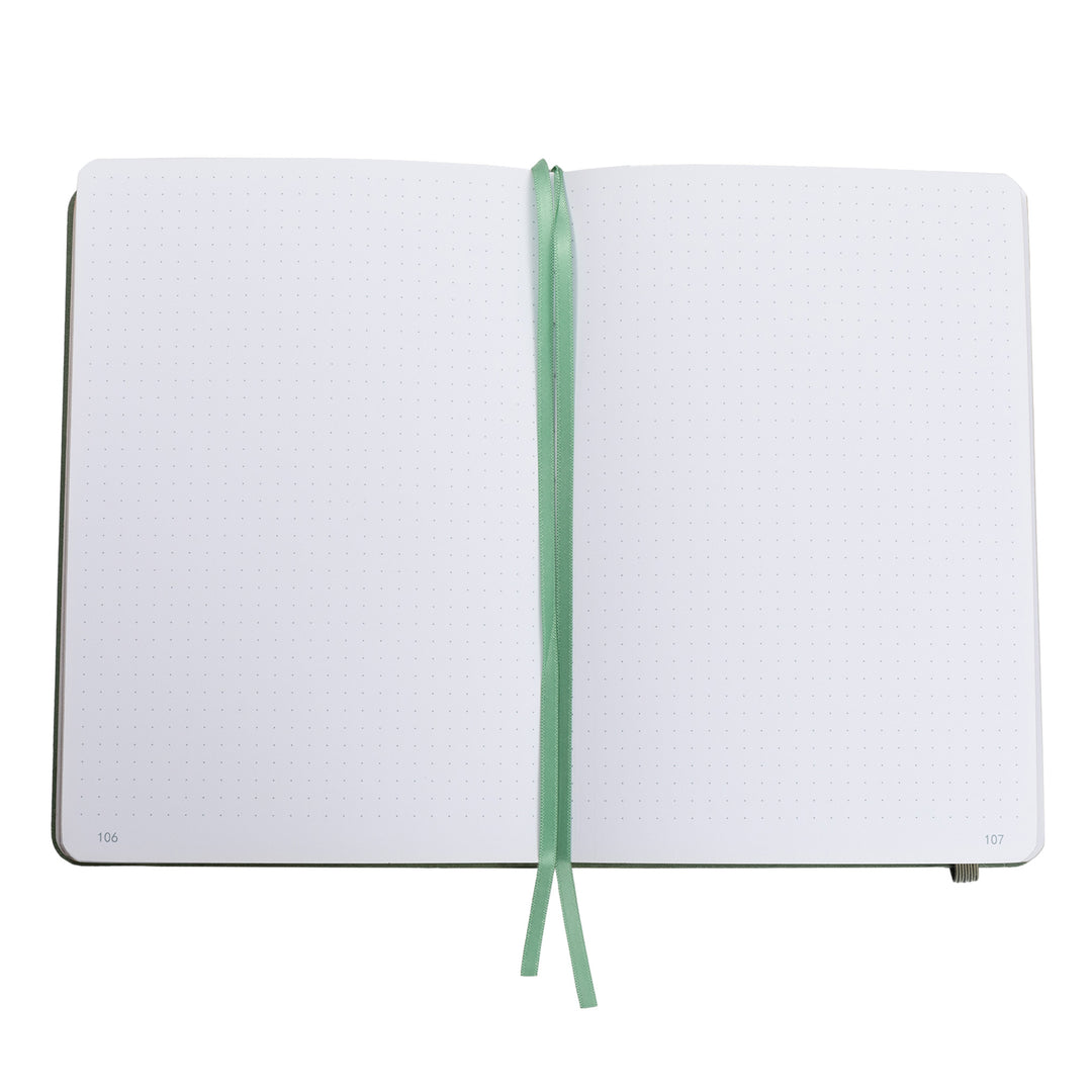 A5 Dragon Notebook - Olive Green