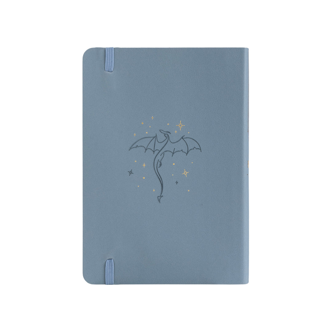 A5 Dragon Notebook - Dusty Blue