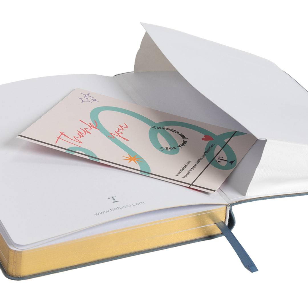 A5 Dragon Notebook - Dusty Blue