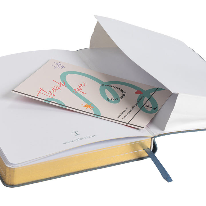 A5 Dragon Notebook - Dusty Blue