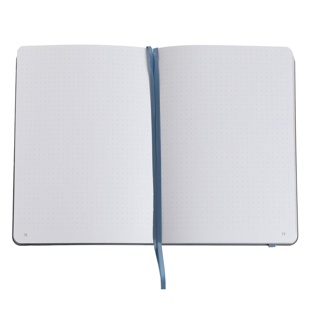 A5 Dragon Notebook - Dusty Blue