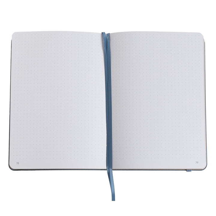 A5 Dragon Notebook - Dusty Blue