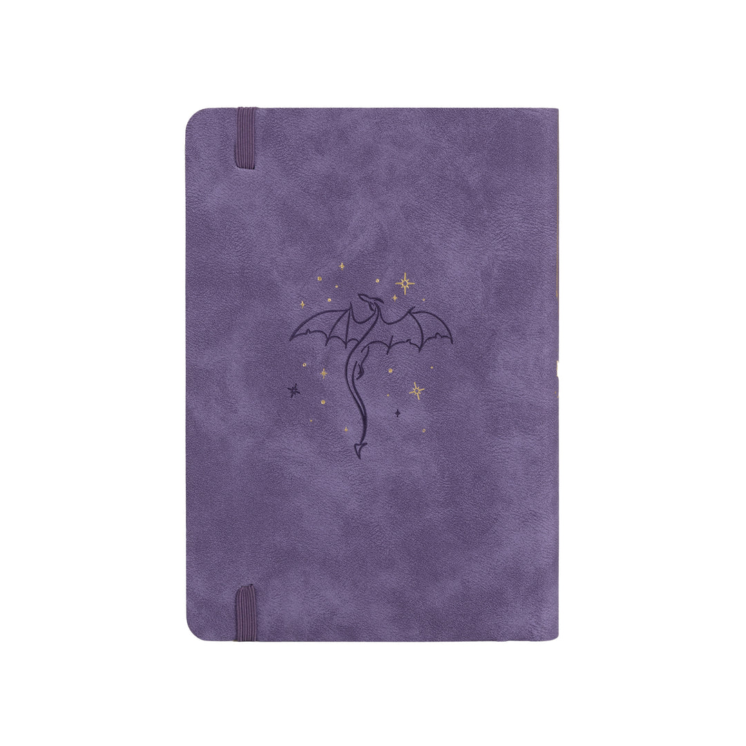 A5 Dragon Notebook - Lavender Purple