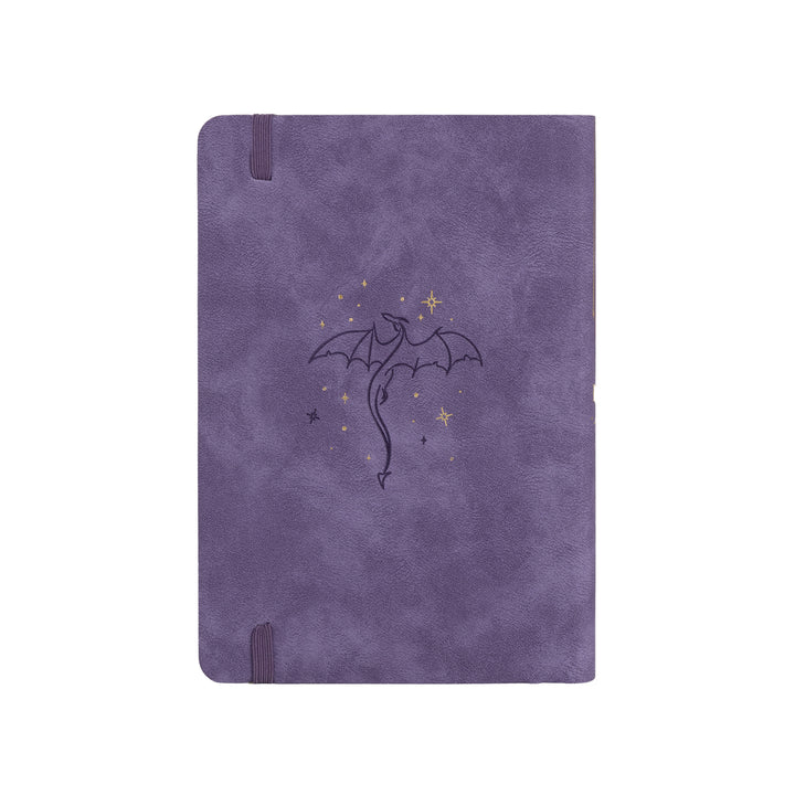 A5 Dragon Notebook - Lavender Purple