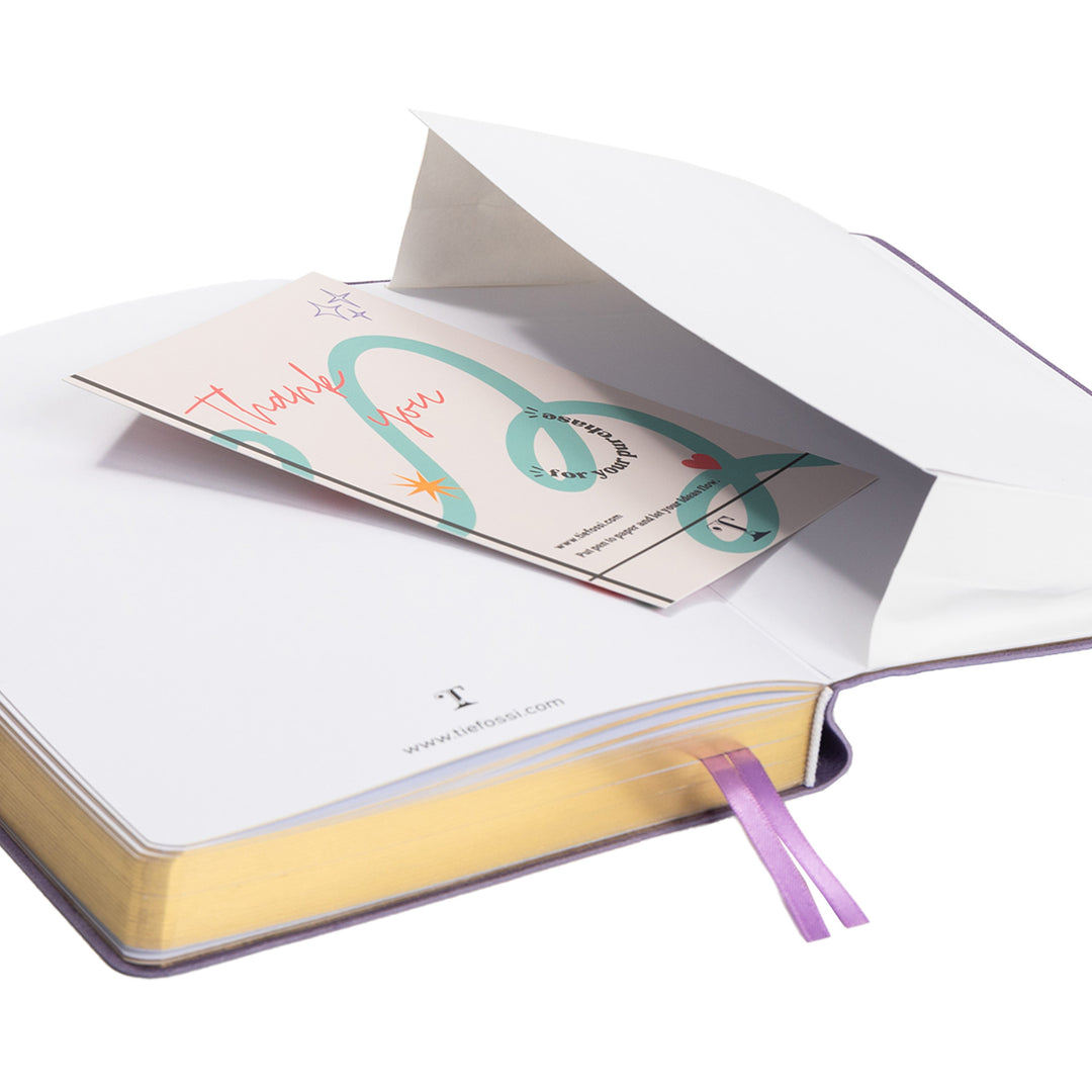 A5 Dragon Notebook - Lavender Purple