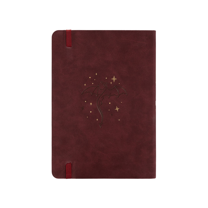 A5 Dragon Notebook - Wine Red