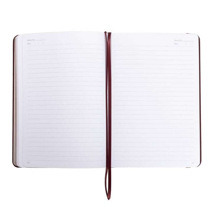 A5 Dragon Notebook - Wine Red
