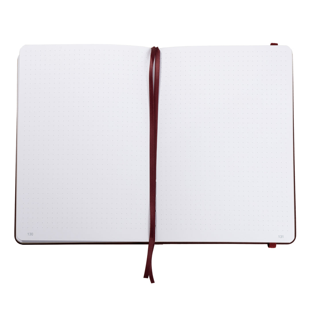 A5 Dragon Notebook - Wine Red