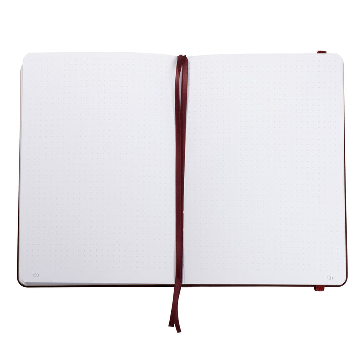 A5 Dragon Notebook - Wine Red