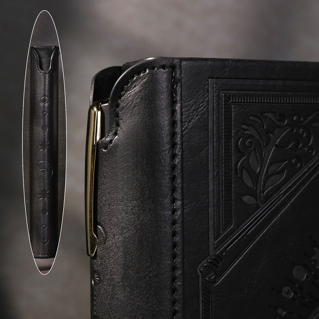 A5 Evil Eye Lined Notebook - Black