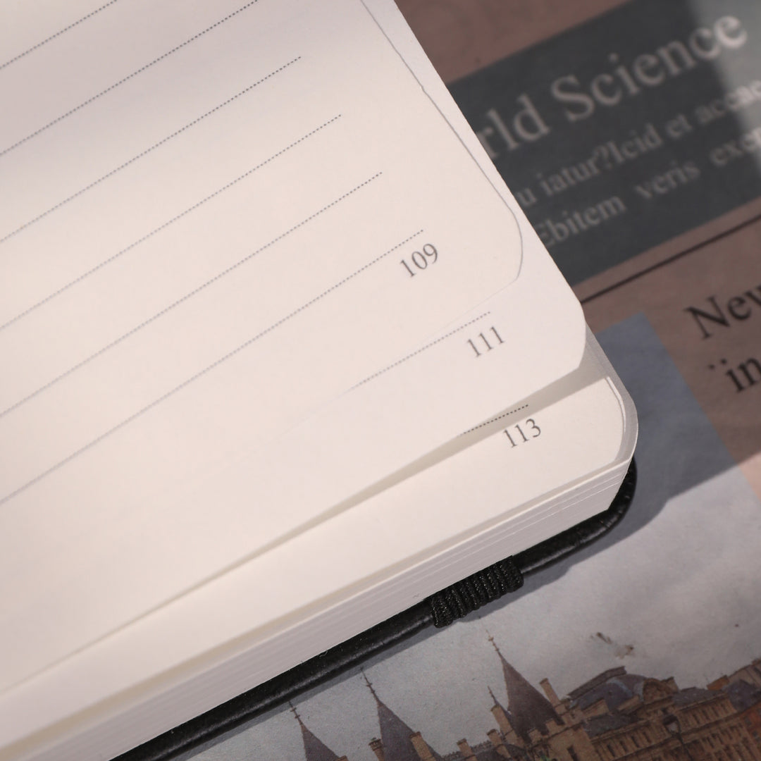 A5 Evil Eye Lined Notebook - Black