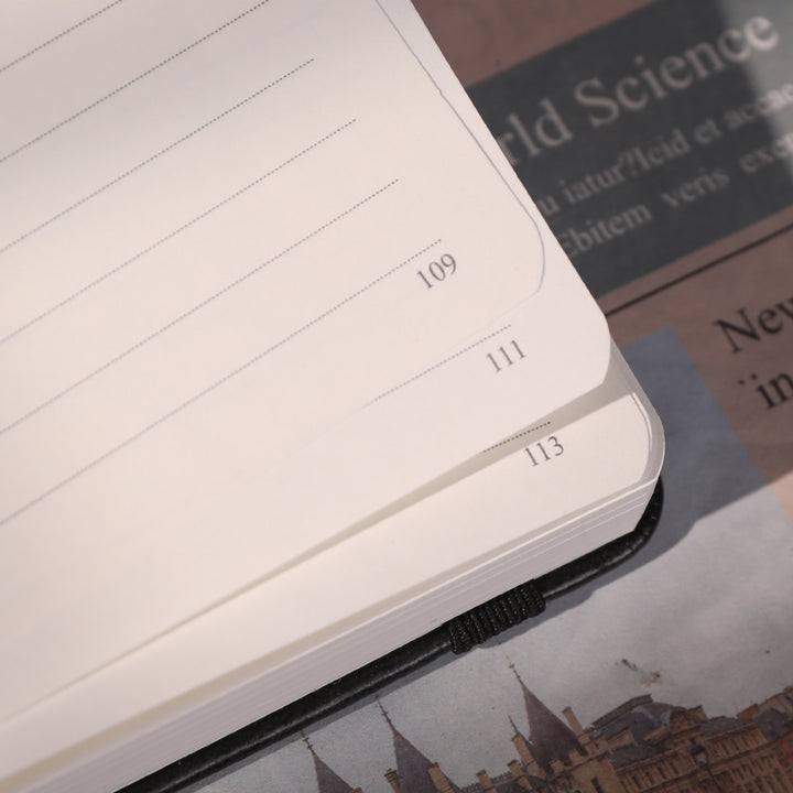 A5 Evil Eye Lined Notebook - Black