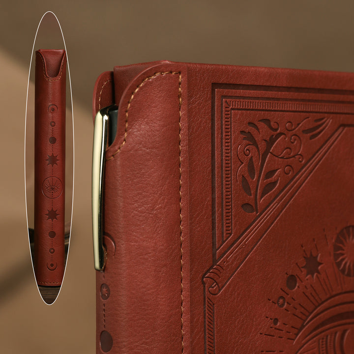 A5 Evil Eye Lined Notebook - Brown