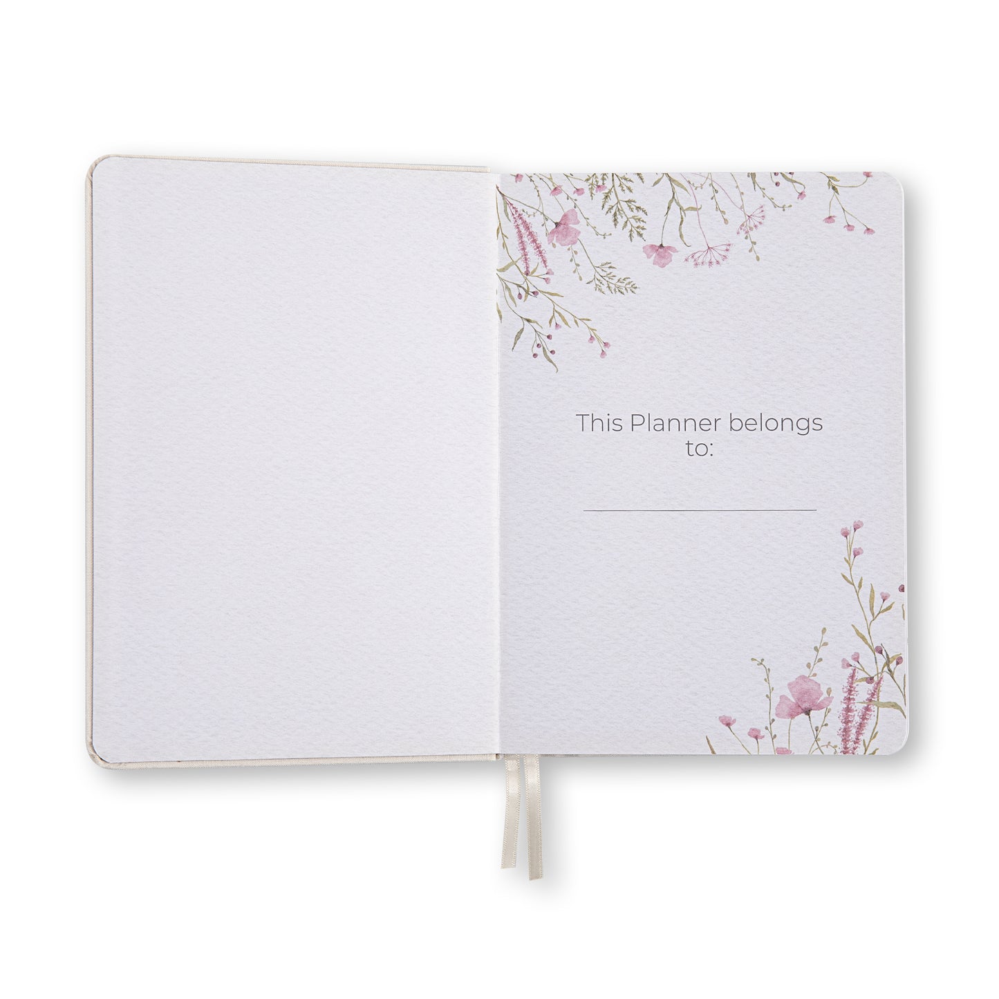 FLoral Dot Grid Notebook - A5