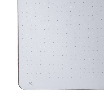 A5 Foliage Dot Grid Notebook - Gray