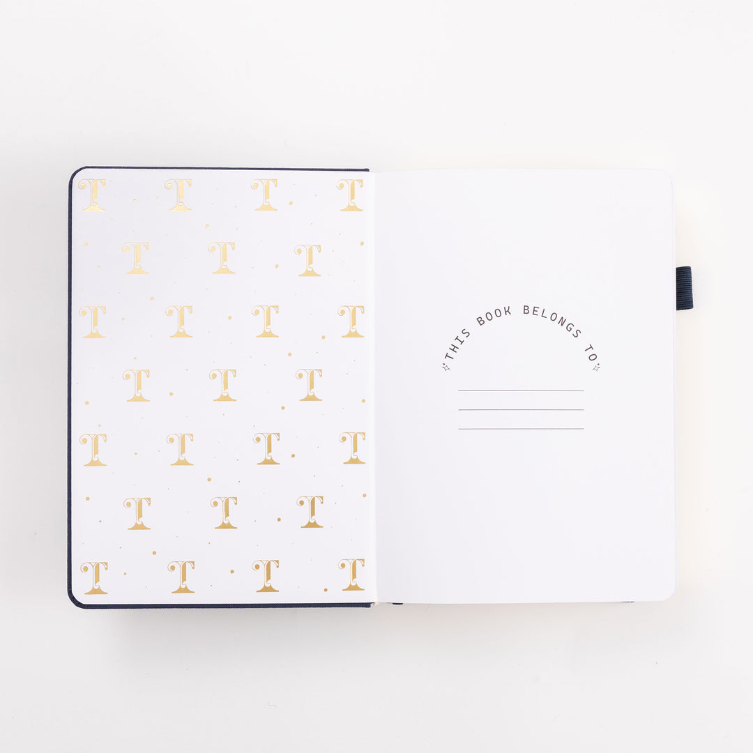A5 Gothic Candle Notebook - Blue