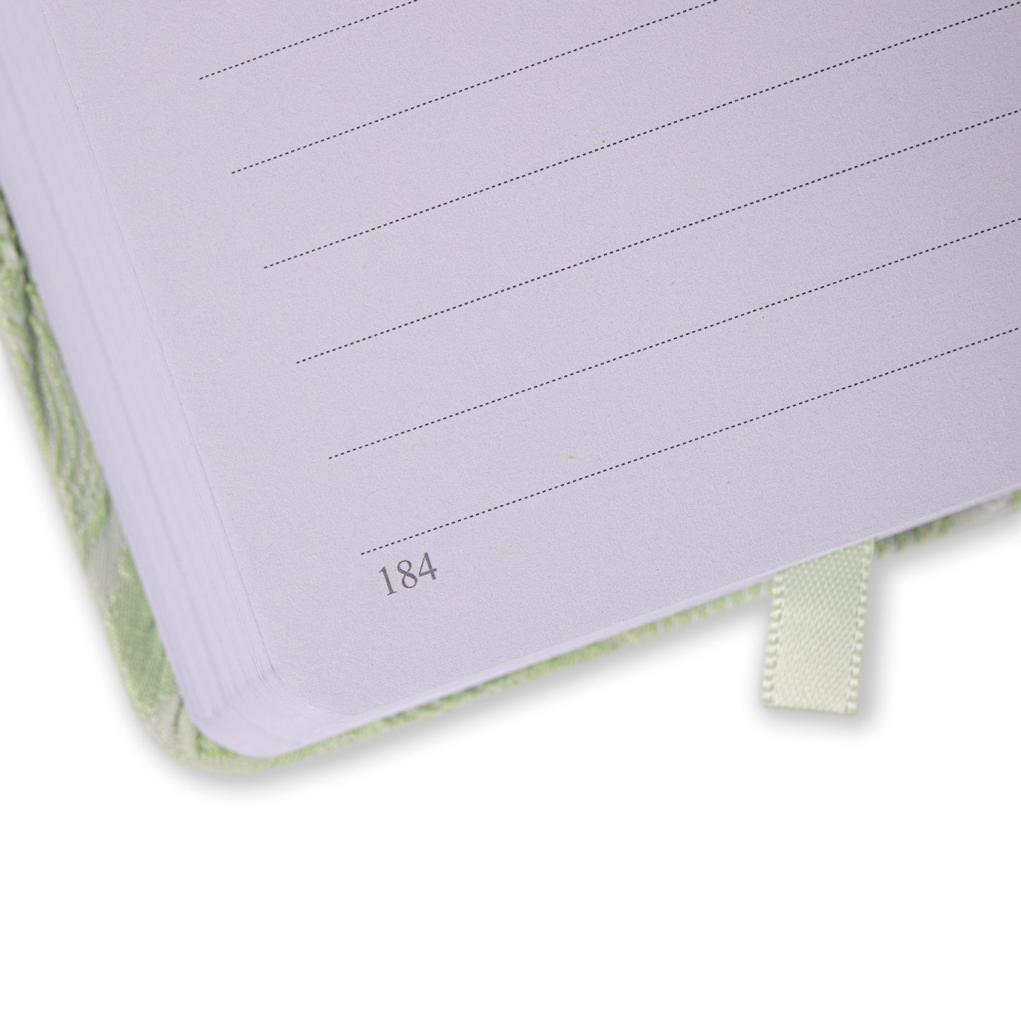 A5 Lace Lined Notebook - Mint