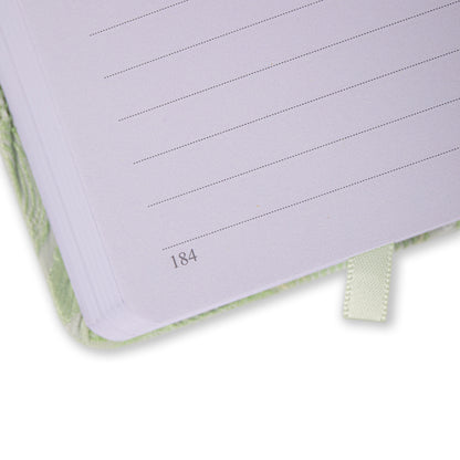 A5 Lace Lined Notebook - Mint