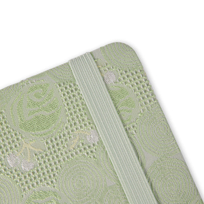 A5 Lace Lined Notebook - Mint