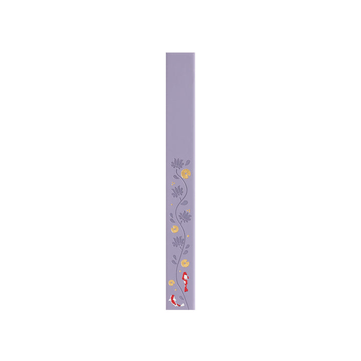 A5 Lotus &amp; Koi Notebook - Light Purple