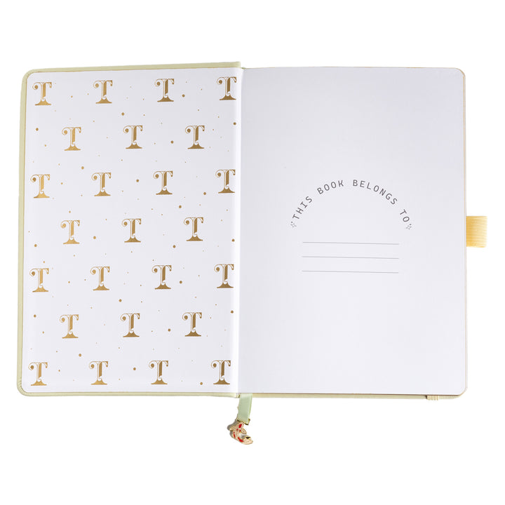 A5 Lotus &amp; Koi Notebook - Light Yellow