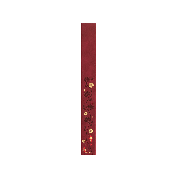 A5 Lotus &amp; Koi Notebook - Red