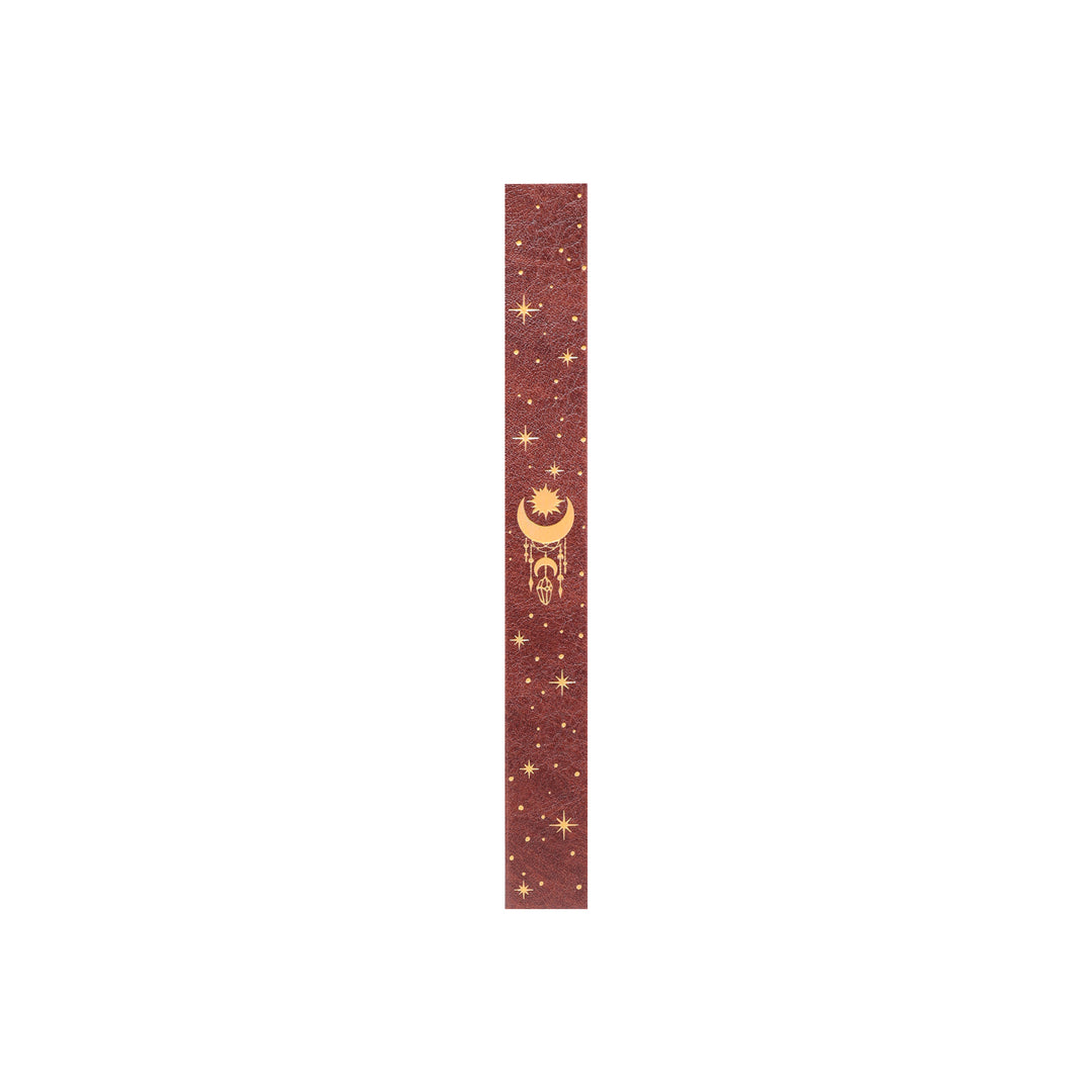A5 Moon Butterfly Dot Grid Notebook - Brown