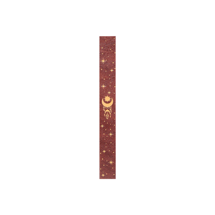 A5 Moon Butterfly Dot Grid Notebook - Brown