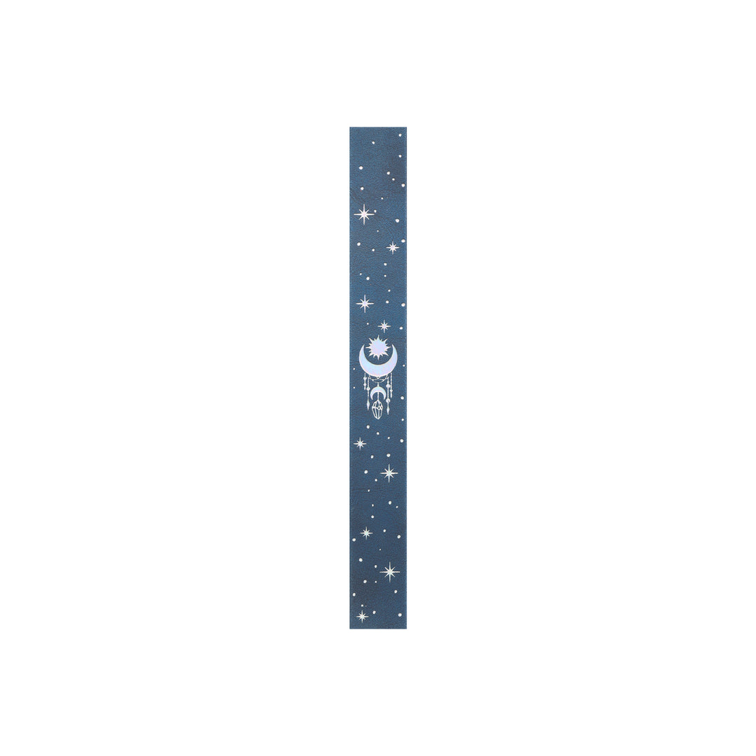 A5 Moon Butterfly Lined Notebook - Navy