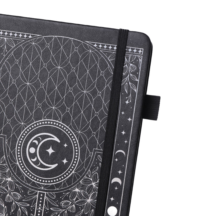 A5 Moon's Power Dot Grid Notebook - Black