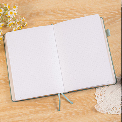 A5 Moon's Power Dot Grid Notebook - Teal