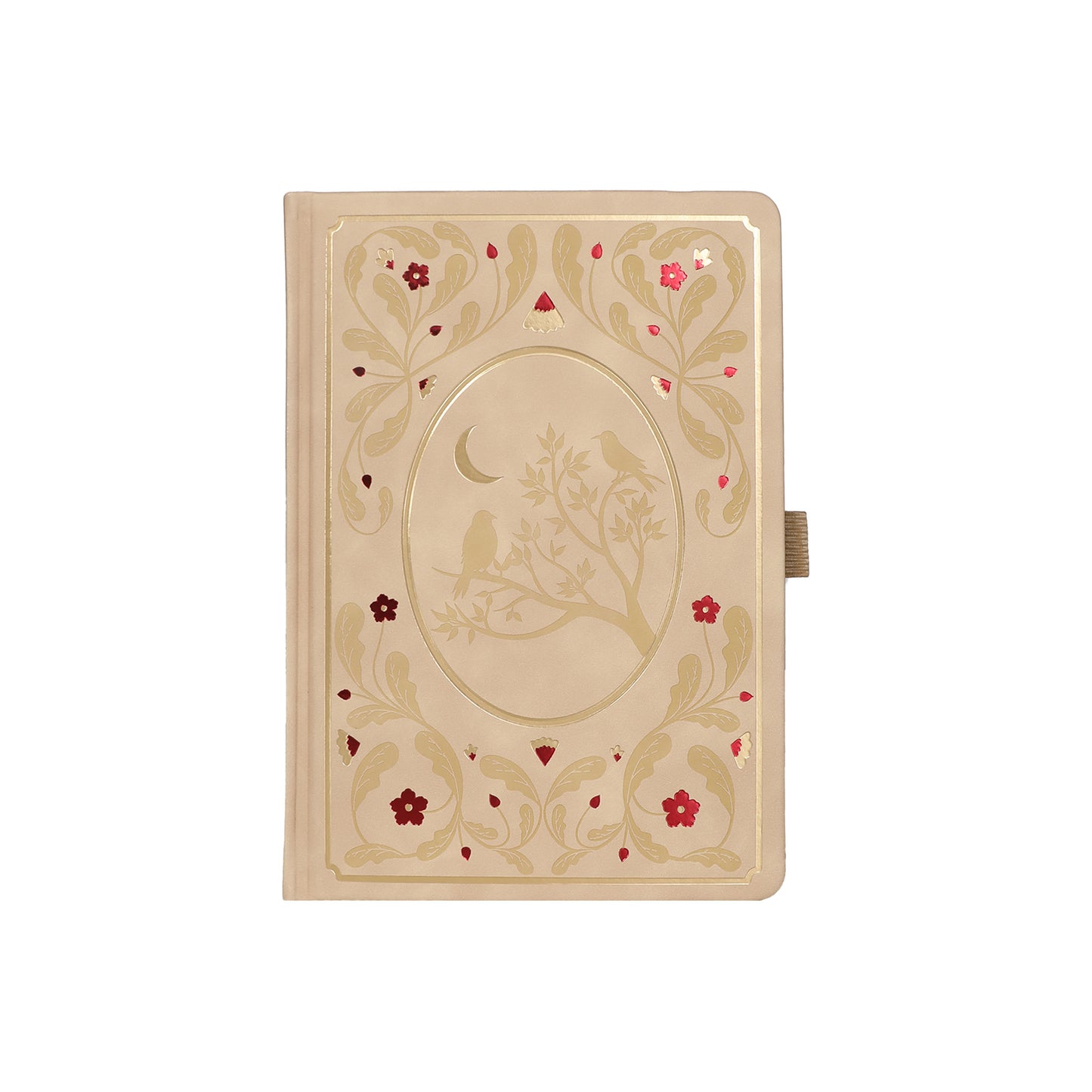 A5 Moonlight Melody Dot Grid Notebook - Beige