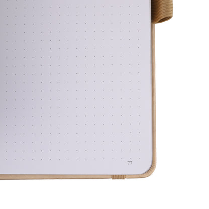 A5 Moonlight Melody Dot Grid Notebook - Beige