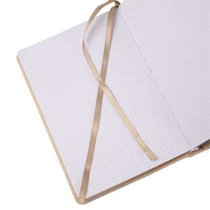 A5 Moonlight Melody Dot Grid Notebook - Beige