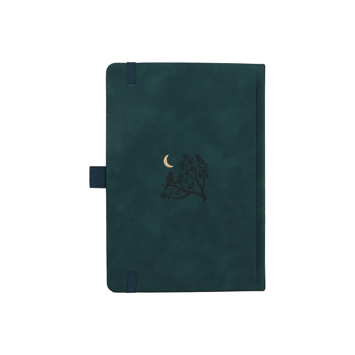 A5 Moonlight Melody Dot Grid Notebook - Deep Green