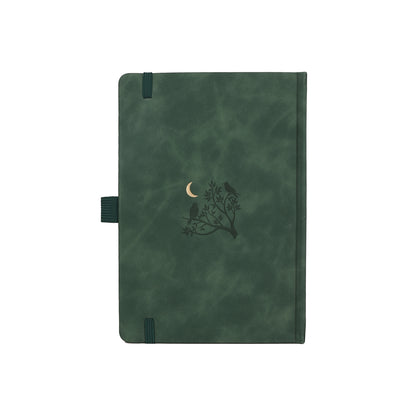 A5 Moonlight Melody Dot Grid Notebook - Green