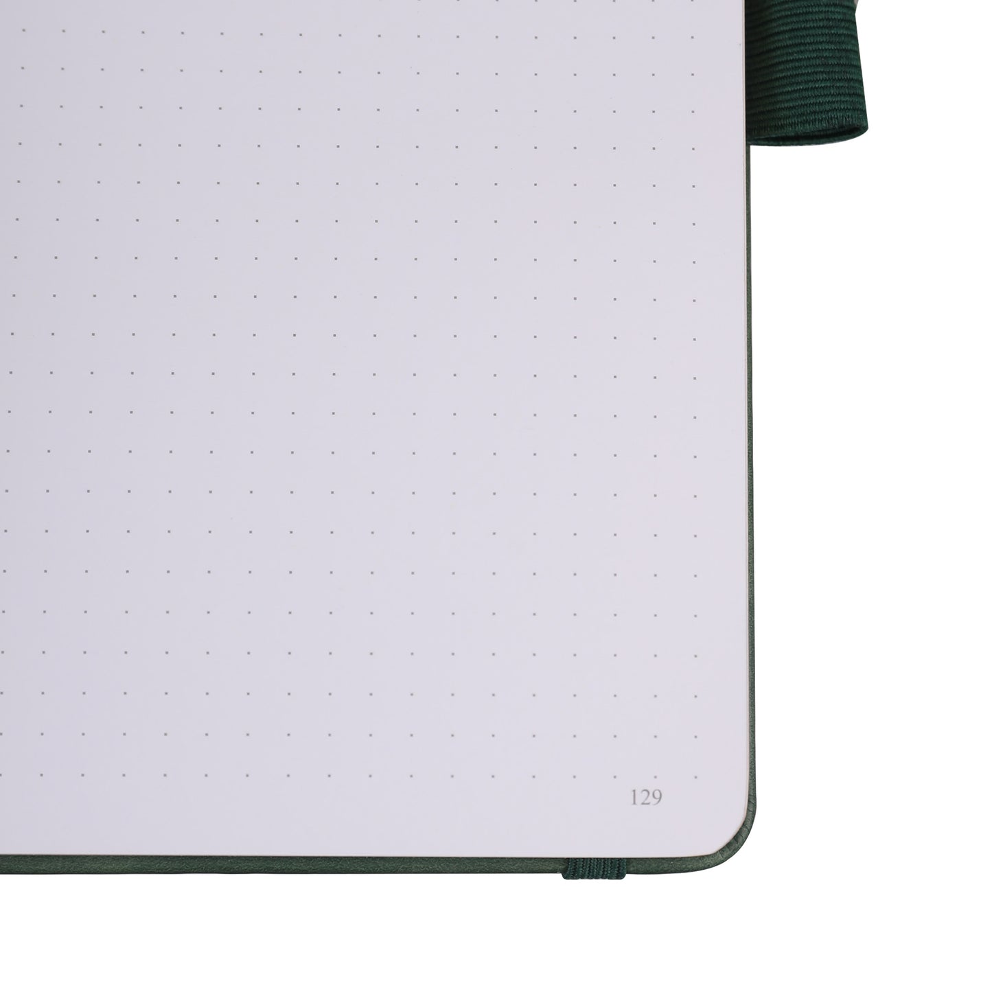 A5 Moonlight Melody Dot Grid Notebook - Green