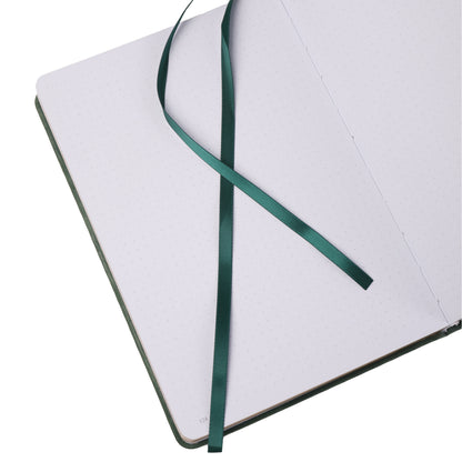 A5 Moonlight Melody Dot Grid Notebook - Green