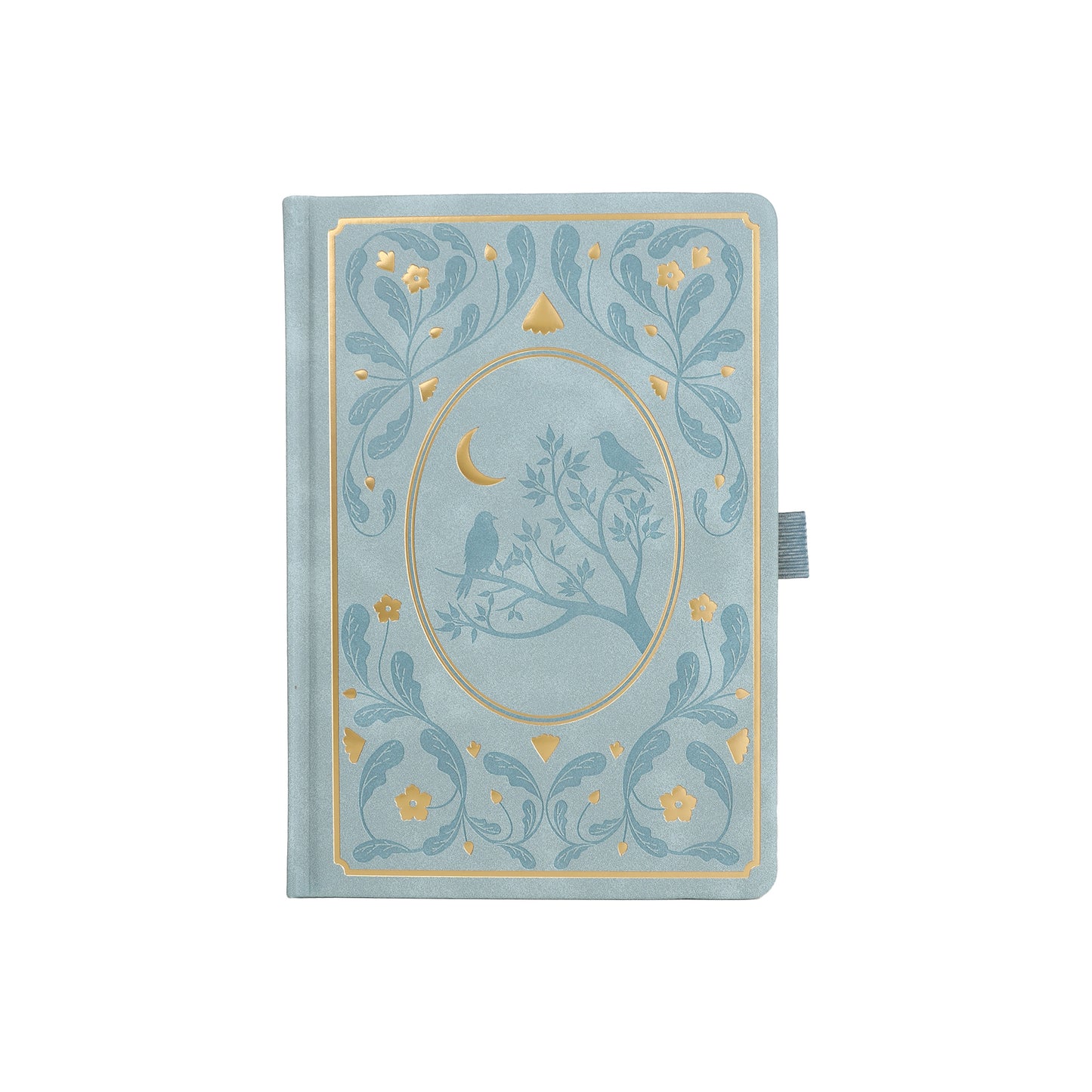 A5 Moonlight Melody Dot Grid Notebook - Light Blue