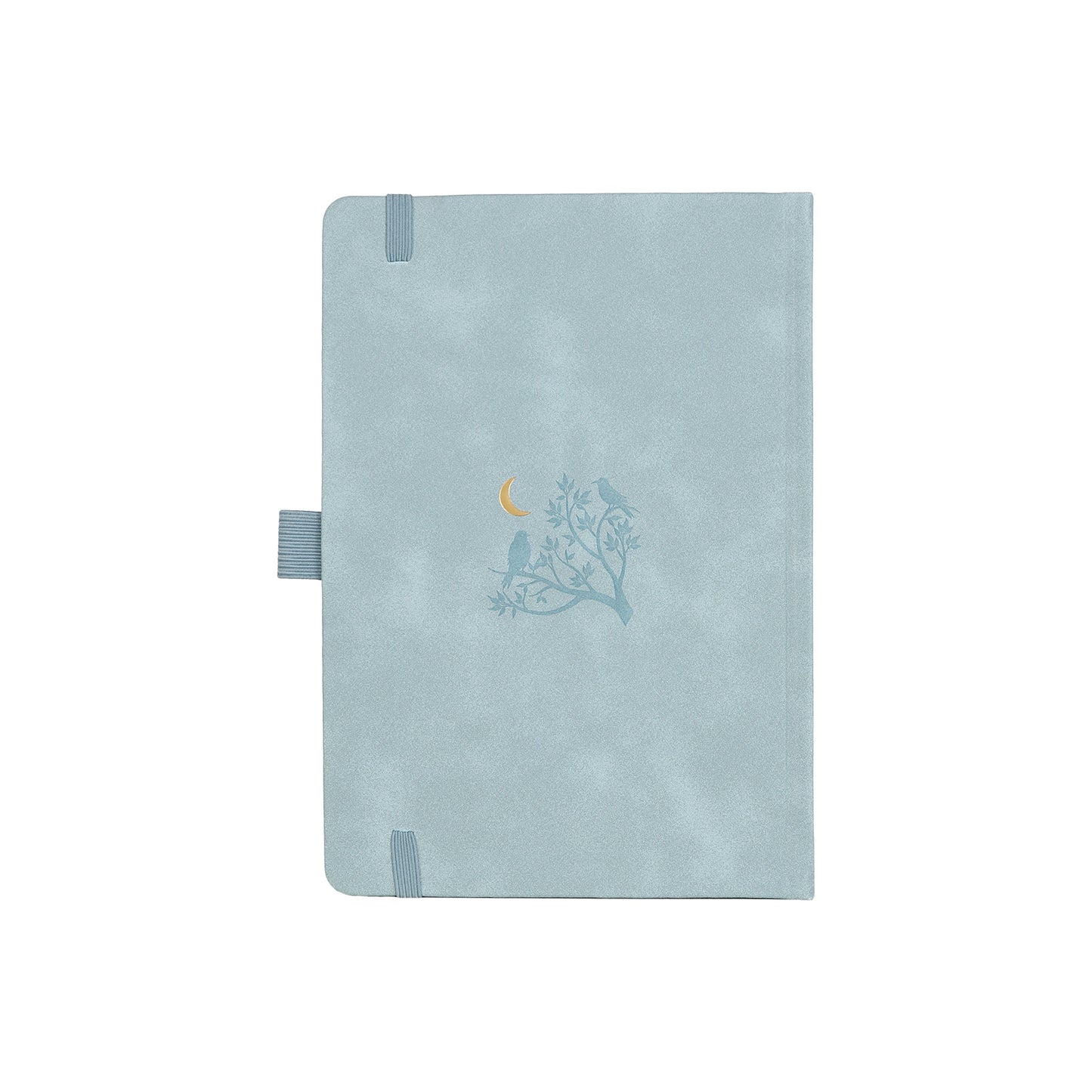 A5 Moonlight Melody Dot Grid Notebook - Light Blue